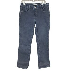 Levi's 505 Straight Leg Jeans‎ Dark Wash Indigo Stretch Denim Size 31